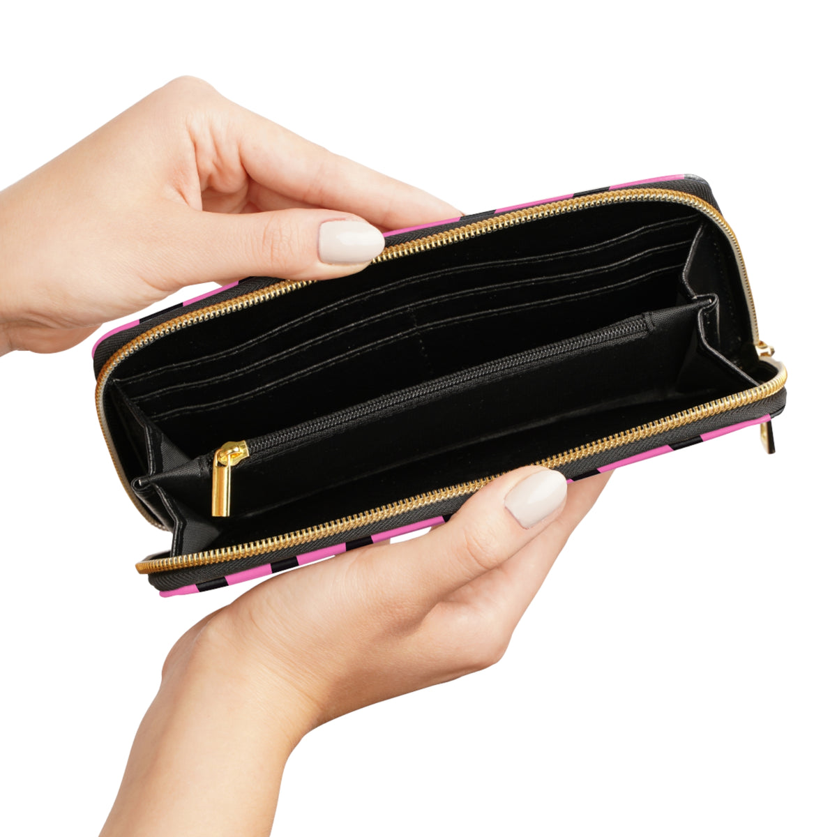 Tequila Girl™ Pink Zebra Zipper Purse - Zebra Print Wallet, Bridesmaid Gift