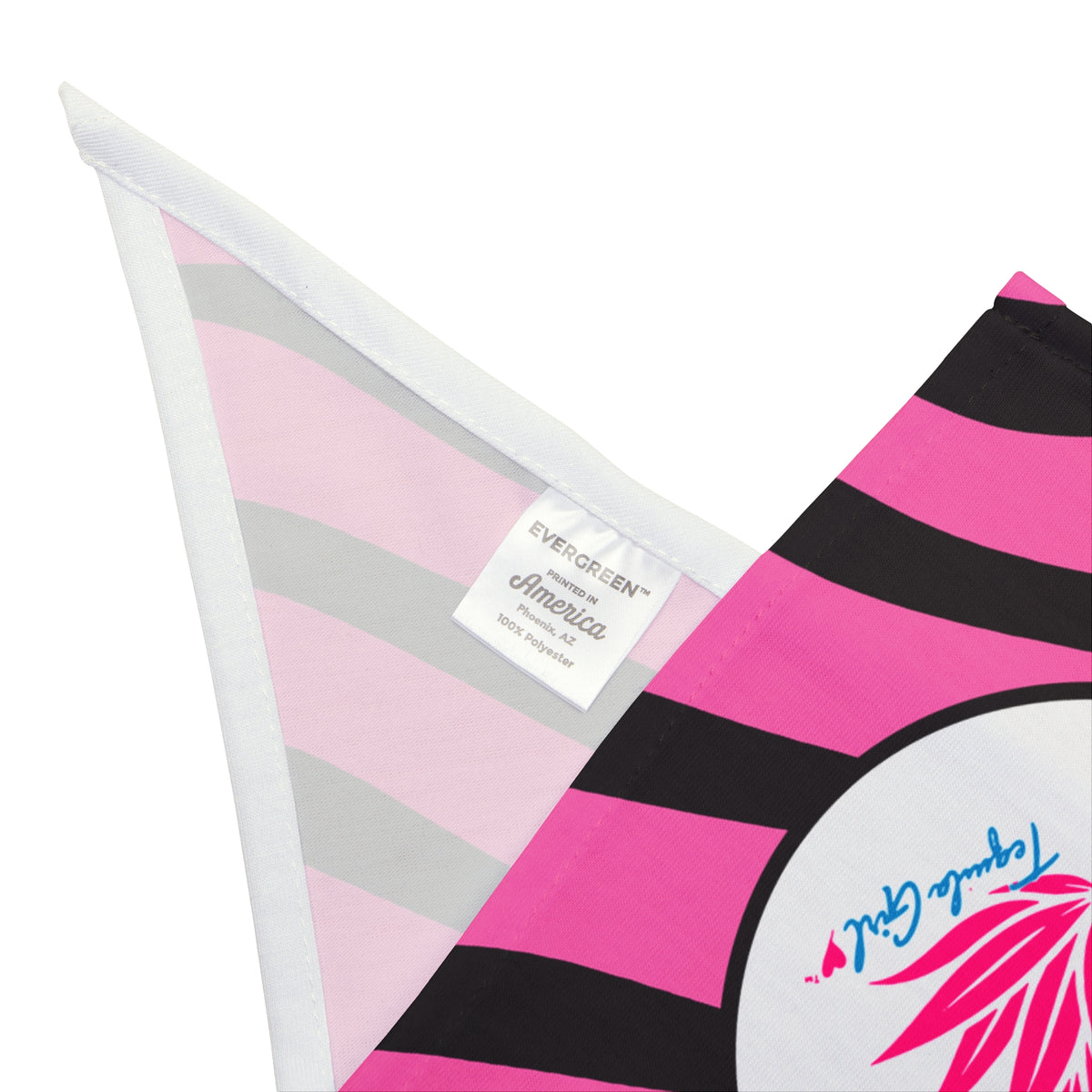 Tequila Girl™ Pink Zebra Pet Bandana - Dog Bandana, Dog Mom Gift