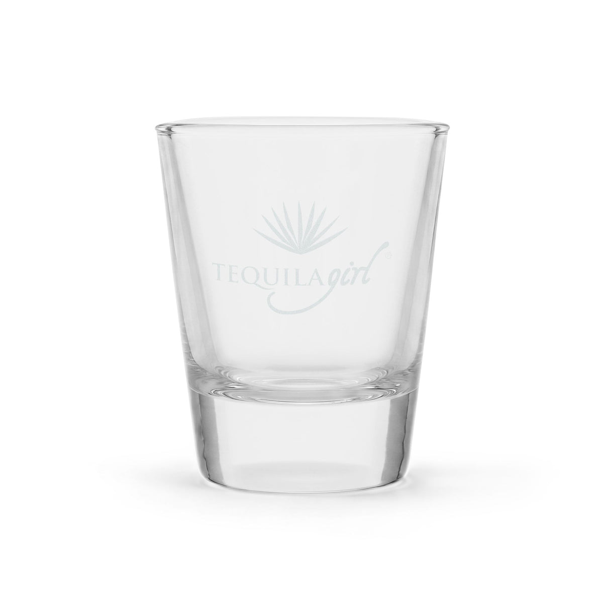 Tequila Girl® Engraved Shot Glass - Pink Agave - 1.5oz Etched Glass, Tequila Lover Gift