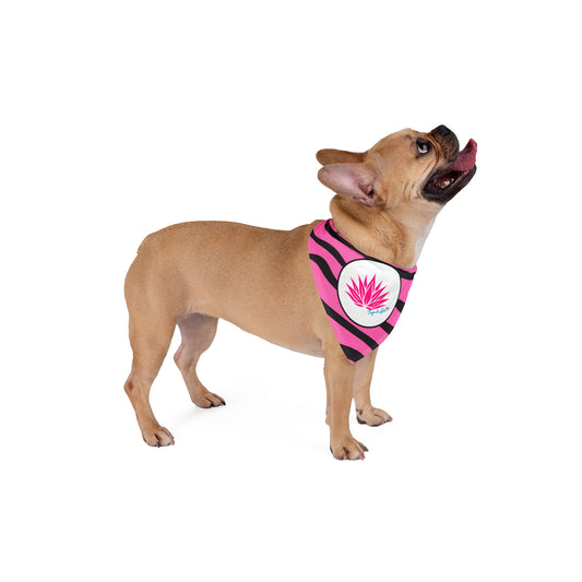 Tequila Girl™ Pink Zebra Pet Bandana - Dog Bandana, Dog Mom Gift