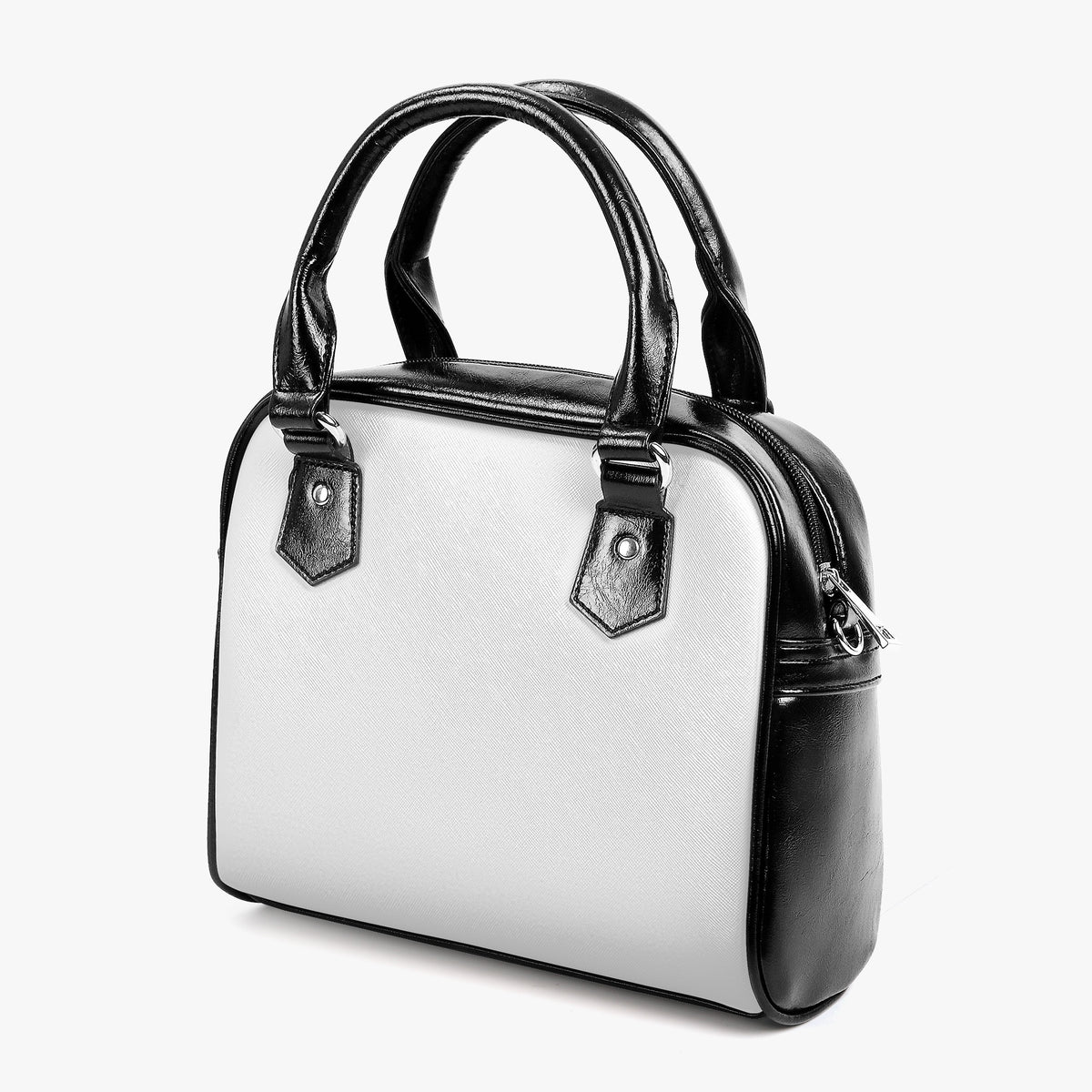 Tequila Girl vegan leather saddle bag, side view