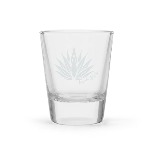 Tequila Girl™ Engraved Shot Glass - Pink Agave Love - 1.5oz Etched Glass, Tequila Lover Gift