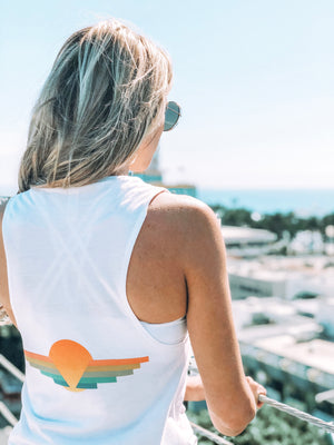 Tequila Girl® Premium Athletic Wear Tank Top (White)